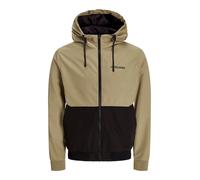 JACK & JONES Veste mi-saison 'JJERush' noisette / noir, Taille M