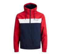 JACK & JONES Veste mi-saison 'Rush' bleu nuit / rouge / blanc, Taille XL