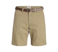 JACK & JONES W Belt Jpstmarco Jjfranco Short Chino avec Ceinture, Sable, S Hommes