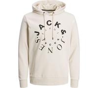 Jack & Jones Warrior Sweat Hood Beige - Grand XL