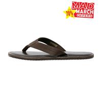 Jack & Jones Washton Hommes Cuir Créateur Décontracté Sandales Tongs Marron