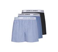 JACK & JONES Woven 3 Pack Jactokyo Lot de 3 Boxers tissés, Noir, x Hommes