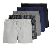 JACK & JONES Woven 5 Pack Jacmilano Lot de 5 Boxers tissés Pls Sn, Vert Olive, 5X Hommes