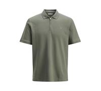 JACK & JONES Zip Jjeaustin Polo zippé SS Sn, Agave Green, M Hommes