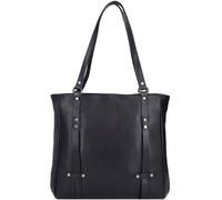Jack Kinsky Alassio 4 Sac à bandoulière en cuir 34 cm noir