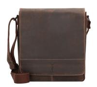 Jack Kinsky Baltimore 4 sac à bandoulière en cuir 28 cm brun
