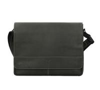 Jack Kinsky Baltimore Besace Cuir véritable 38 cm noir