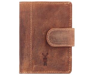 Jack Kinsky Baltimore Étui pour cartes de crédit Protection RFID Cuir 11 cm brun