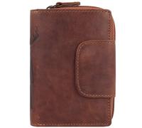 Jack Kinsky Monterey Porte-monnaie Protection RFID Cuir 10 cm brun