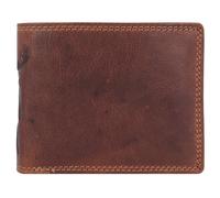 Jack Kinsky Monterey Porte-monnaie Protection RFID Cuir 11.5 cm brun