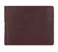 Jack Kinsky Monterey Porte-monnaie Protection RFID Cuir 11.5 cm brun