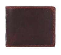 Jack Kinsky Monterey Porte-monnaie Protection RFID Cuir 12.5 cm brun