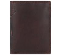 Jack Kinsky Monterey Porte-monnaie Protection RFID Cuir 9.5 cm brun