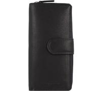Jack Kinsky Porte-monnaie Brisbane cuir RFID 9,5 cm noir