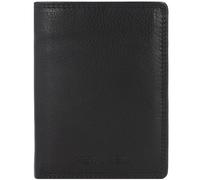 Jack Kinsky Porte-monnaie Brisbane cuir RFID 9,5 cm noir