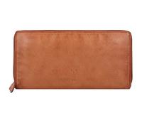 Jack Kinsky Porte-monnaie Nelson RFID cuir 20 cm brun