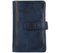 Jack Kinsky Porte-monnaie Nelson RFID cuir 9,5 cm bleu
