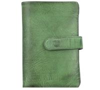 Jack Kinsky Porte-monnaie Nelson RFID cuir 9,5 cm vert