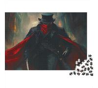 Jack l'Éventreur Puzzle De 1000 Pièces pour Adultes l'Angleterre Victorienne Cadeau pour Les Amants Ou Les Amis Aide À La Relaxation Multi Colour Challenge Puzzle 1000pcs (75x50cm)