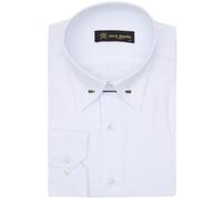 Jack Martin - Chemise à col épingle - Chemises Formelles Coupe Slim pour Homme (Blanc,XXL)