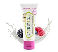 Jack N’Jill Dentifrice naturel pour enfants, dentifrice sans fluorure, aide à apaiser les gencives, dentifrice pour bébé, tout-petit et enfants de 6 mois plus saveur de baies et de crème 1 x 50g