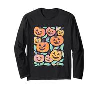 Jack O Lantern Citrouilles souriantes Halloween Manche Longue