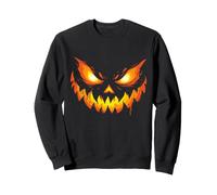 Jack O Lantern Scary Carved Pumpkin Face Halloween Costume Sweatshirt