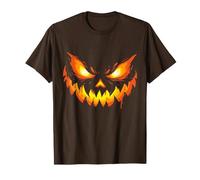 Jack O Lantern Scary Carved Pumpkin Face Halloween Costume T-Shirt