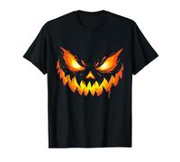 Jack O Lantern Scary Carved Pumpkin Face Halloween Costume T-Shirt Graphique avec Valeur