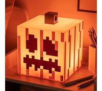 Jack O lanterne lanterne citrouille, Minecraft sous licence officielle | Battery Powered, Character Lantern, Gaming Décor, Collectable