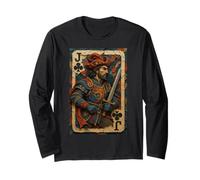 Jack of Clubs Warrior Knight Medieval Fantasy Lucky Poker Manche Longue