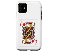 Jack of Diamonds Jeu de cartes de poker vintage Coque pour iPhone 11