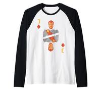 Jack of Diamonds Jeu de Cartes d'halloween Manche Raglan