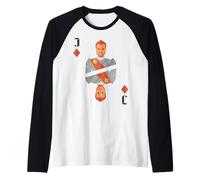 Jack of Diamonds of Diamonds Jeu de Cartes d'halloween Manche Raglan