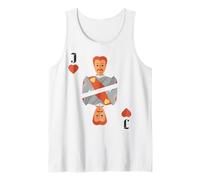 Jack of Hearts Deck of Cards Costume de Groupe pour Débardeur