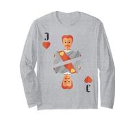 Jack of Hearts Deck of Cards Costume de Groupe pour Manche Longue
