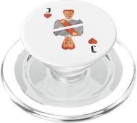 Jack of Hearts Deck of Cards Costume de Groupe pour PopSockets PopGrip pour MagSafe