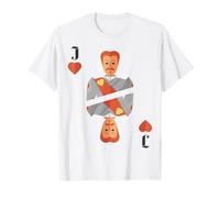 Jack of Hearts Deck of Cards Costume de Groupe pour T-Shirt