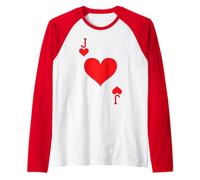 Jack of Hearts - Jeu de cartes pour Halloween Manche Raglan