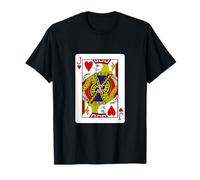Jack of Hearts T-shirt Motif cartes à jouer T-Shirt