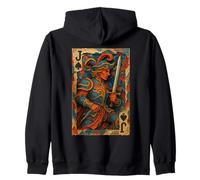 Jack of Spade Playing Card Paper Cut Lucky Poker Sweat à Capuche