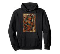 Jack of Spade Playing Card Paper Cut Lucky Poker Sweat à Capuche