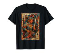 Jack of Spade Playing Card Paper Cut Lucky Poker T-Shirt