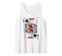 Jack of Spades Playing Card Easy Halloween Group Costume Débardeur