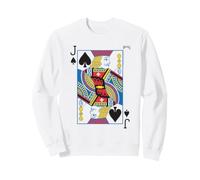 Jack of Spades Playing Card Easy Halloween Group Costume Sweatshirt