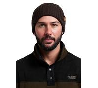 JACK PYKE Bonnet en laine mérinos, marron, taille unique