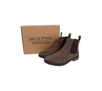 JACK PYKE Bottines Chelsea Bleasdale | Panneaux latéraux élastiques, languettes avant et arrière, talon bas, semelle extérieure robuste, ajustement facile à enfiler