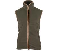 Jack Pyke Countryman Fleece Gilet Fermeture Éclair Homme Col Montant Dark Olive