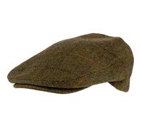 Jack Pyke Laine Mélange Plat Casquette Tweed Marron - Chasse Extérieurs Style