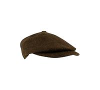 JACK PYKE Newsboy Casquette plate en tweed marron, marron, 7,25